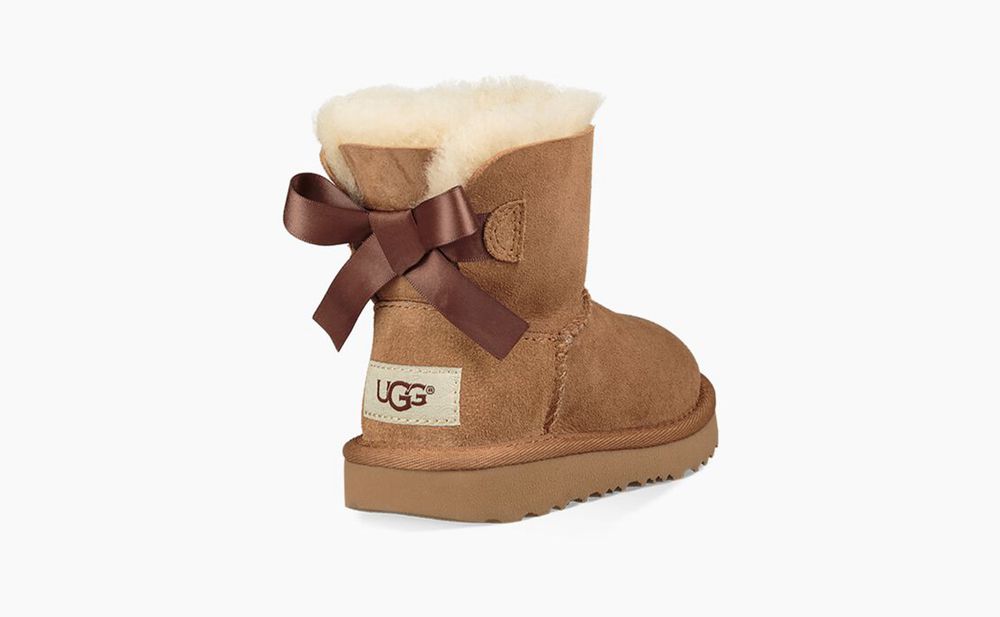 Ugg Mini Bailey Bow Ii - Kids Boots - Brown - NZ (2530WZNQD)